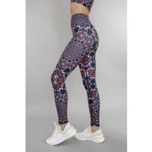 Wolven Moonlight Mandala workout leggings